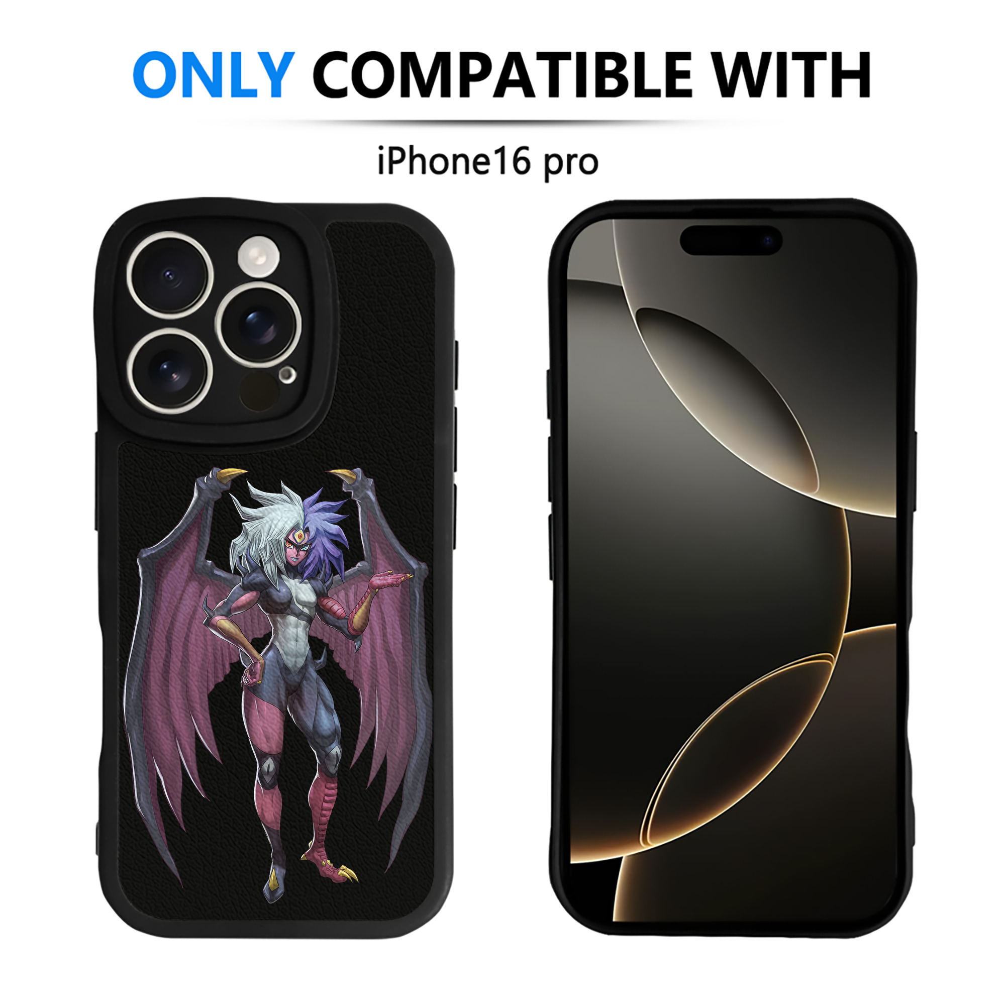 （画像用） 遊☆戯☆王 Yu-Gi-Oh! 【iPhone 16シリーズ対応】シリコンスマホケース（レザー調） 材質：シリコン